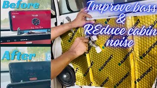 How to install sound damping sheets in any car  | DIY | Telugu