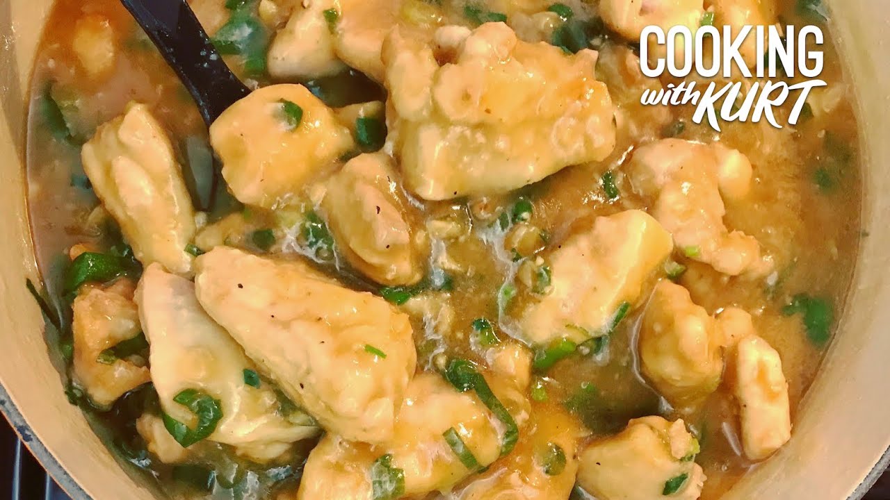 Filipino GingerScallion Chicken Recipe Cooking with Kurt YouTube