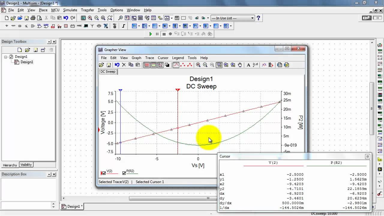 doing bode plots on multisim