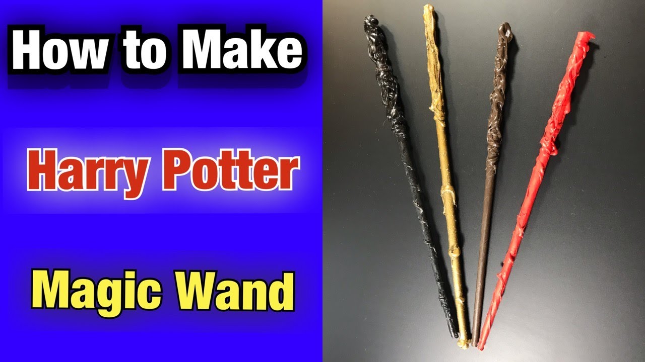 how to make harry potter wands out of paper