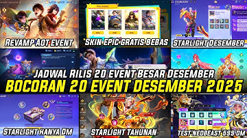 BOCORAN 20 EVENT GRATISAN BULAN DESEMBER 2025! EVENT ATTACK ON TITAN REVAMP, SKIN EPIC GRATIS PILIH