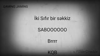 SABO ft KQB - INSTAGRAM (Ba Bele) LYRİCS #instagram #babele #azerbaycan #türkiye Resimi