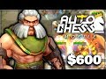 INSANE High Rank Game (Winner Gets $600)  | Claytano Auto Chess Mobile 112