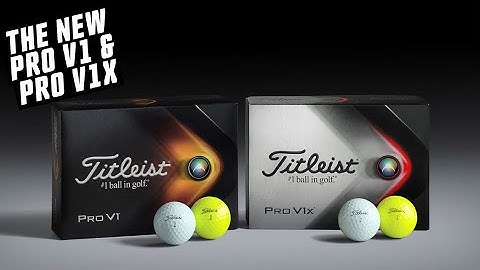 FIRST HIT: 2021 TItleist Pro V1 / Pro V1X /Pro V1X Left Dash