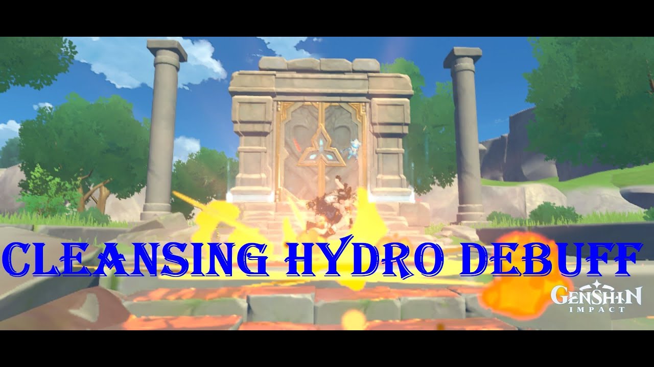 How To Cleanse Hydro Leyline Debuff On Genshin Impact YouTube