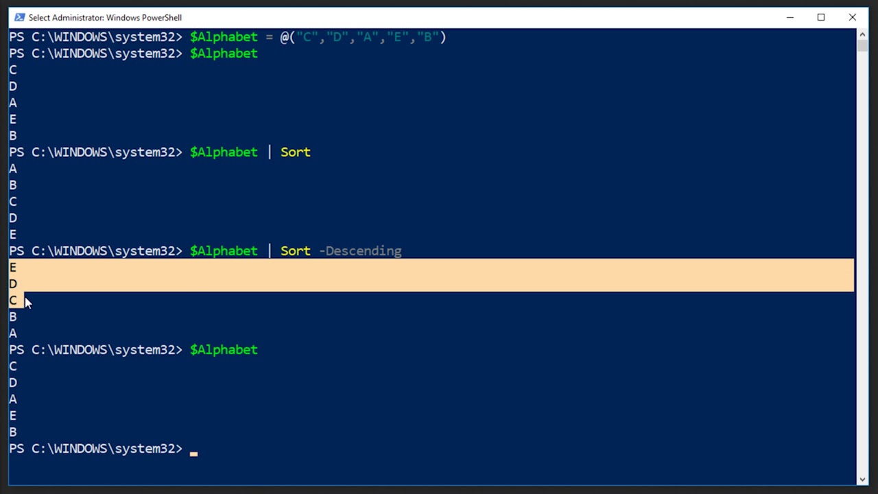 Powershell Array Tutorial