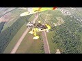 Прыжок с дельталета / Ultralight trike and Skydiving