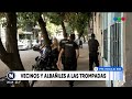 Vecinos y albailes a las trompadas   telefe rosario