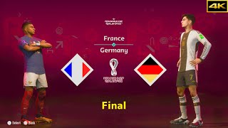 FIFA 23 | FRANCE vs. GERMANY | MBAPPE vs. HAVERTZ | FIFA WORLD CUP FINAL | [4K]