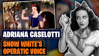 Adriana Caselotti - Snow White’s Operatic Voice