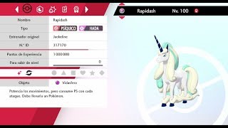 REPARTO RAPIDASH GALAR SHINY + ROTOM MOW SHINY COMPETITIVO - POKÉMON ESPADA y ESCUDO