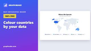 Map Infographic — No After Effects, No Illustrator