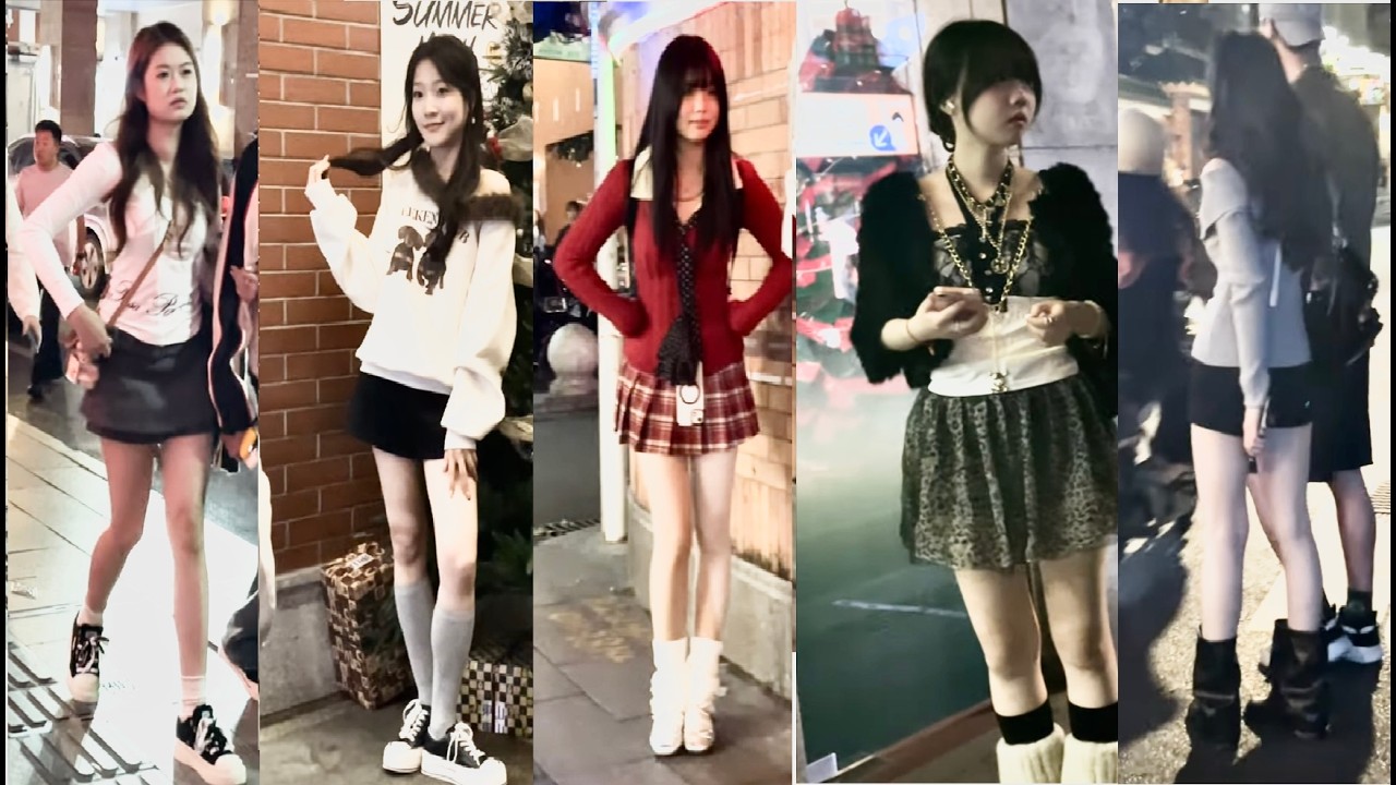 4K china Guangzhou City Check-in Spots 中国广州街景 00后美女