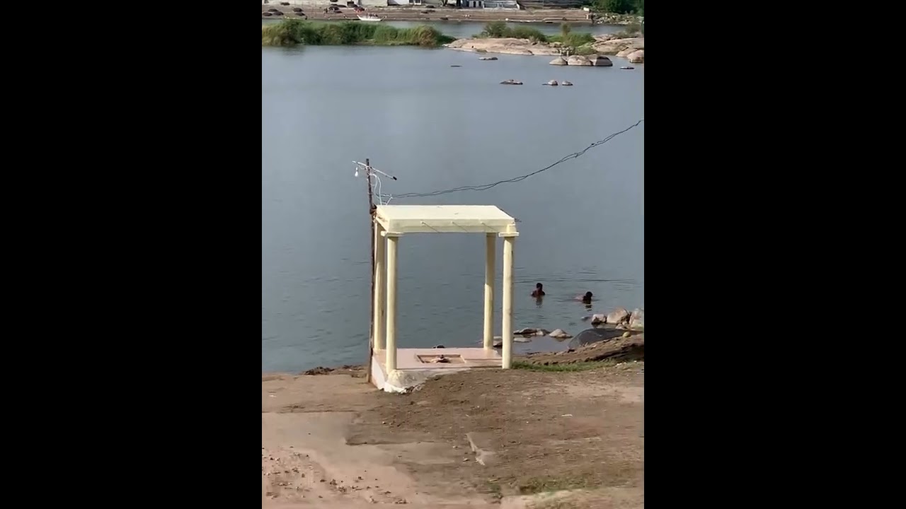 Famous Dattatraya Temple near Raichur A Must Visit place. On the Banks of River Krishna