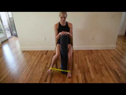 Banded Hip Internal Rotation - YouTube