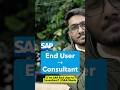 3 Yrs SAP End User to Consultant? | Q&A Shorts