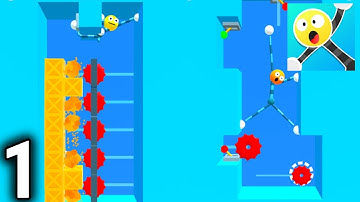 Stretch Guy - Gameplay / Walkthrough Part 1 | IOS & Android Game (Levels 1-10)