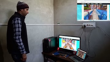 Subway Surfers game with Body Gestures | Opencv