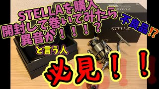 18ステラ5000XG購入‼️異音⁉️と不安な人必見‼️