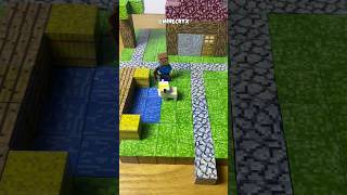 Built a cozy farm for Steve 🐄🌾Peaceful enough? 👀 #minecraft #minecraftshorts #shorts