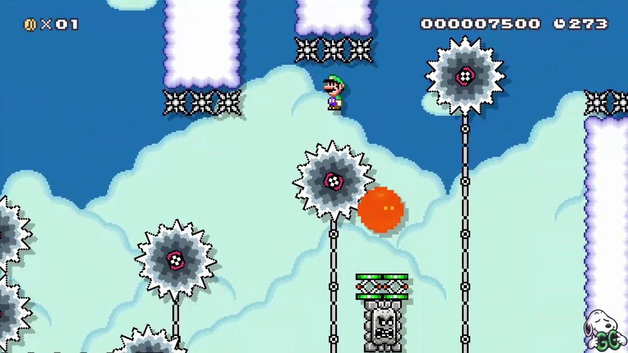 SMM2 - Cloudy Shells by Donkeysoup (WR) - YouTube