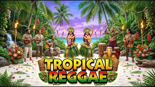 Tropical Island Sunset Reggae 2026 Chill Playlist for Calm Mind and Ocean Breeze Nights