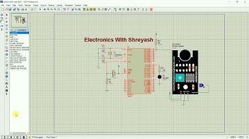 Sound Sensor Interfacing with 89C52 | Simulation | Digital logic