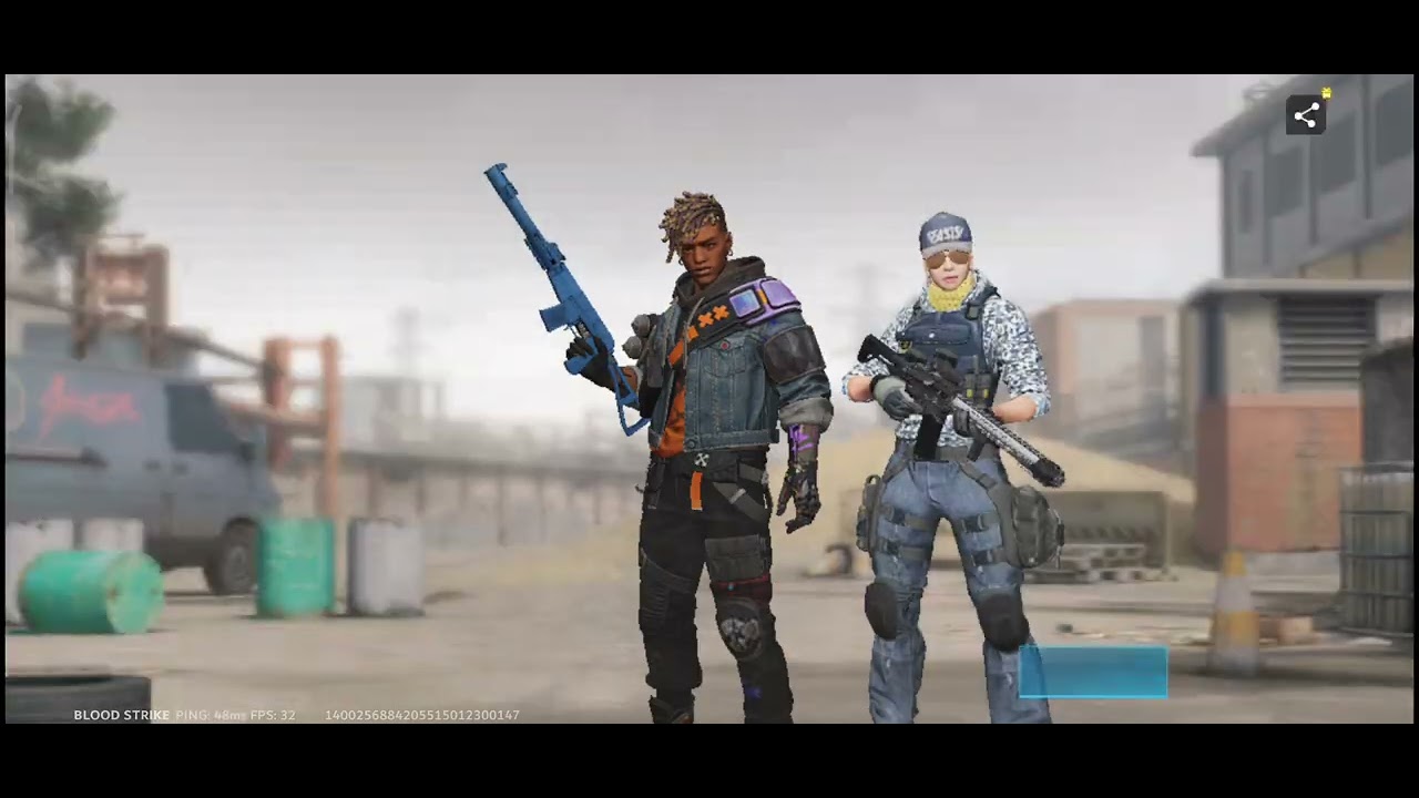 gameplay blood strike mena room with my brother