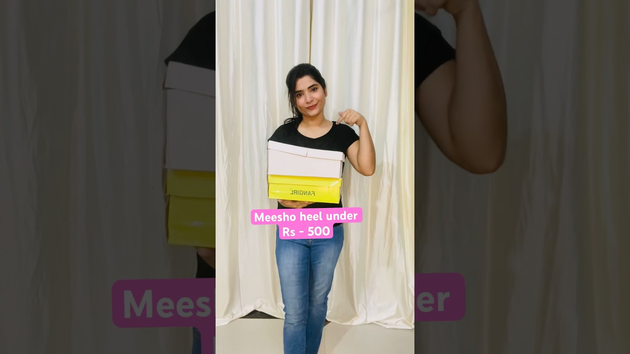 Meesho heels 👠 haul under Rs - 500 # Meeshohaul 