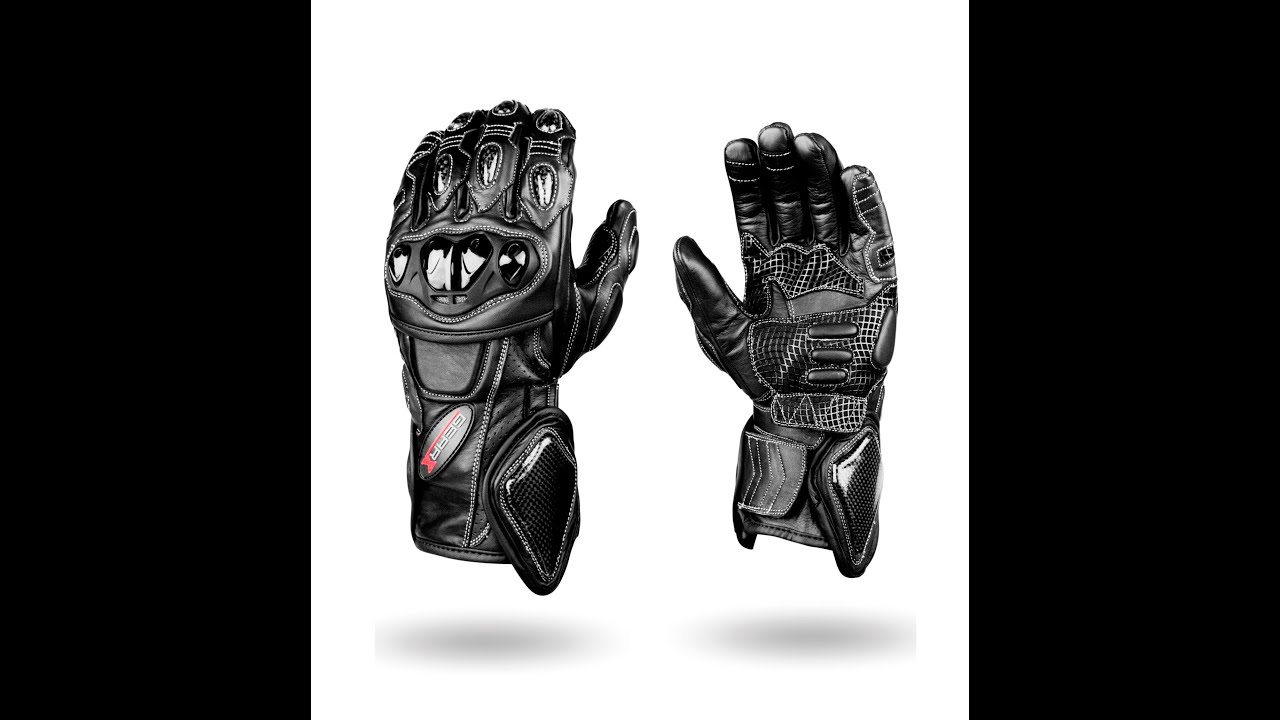 GEARX Motorcycle Gloves Made of Leather Aramid Kevlar Re-enforced