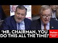 Dramatic ted cruz blows up when dick durbin interrupts his line of questioning of judicial nominee