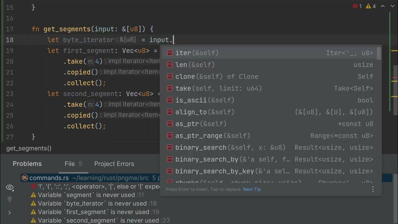Rust iterator adapters for handling ownership youtube