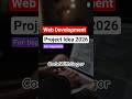web development project idea 2026. . #shorts #codewithsagor #project #todoapp #viral #foryou
