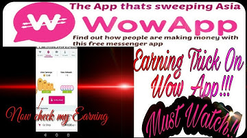 WowApp - Best Trick for increase Earning in wowapp (EasyWay)