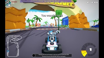 100 Lap Speedrun of Coconut Mall 2023-07-11 - SuperTuxKart