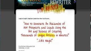 Magic Article Rewriter Review