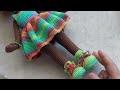 Siyahi KIZ Bebek Ayakkabı taban süsleme   (crochet amigurumi doll tutorial)