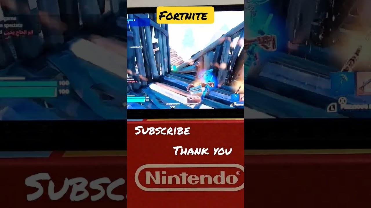 fortnite gameplay/Nintendo switch oled test 