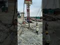 Sheet pile driven by VIBRO HAMMER