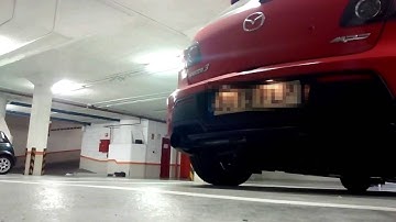 Mazdaspeed 3 exhaust sound and launch control Mazda 3 MPS 2007