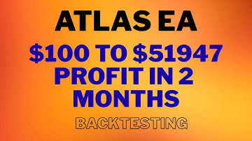 Atlas EA Forex Robot MT4  $100 to $51,947 in 2 Months  Backtest Results 2025 | Best forex robots