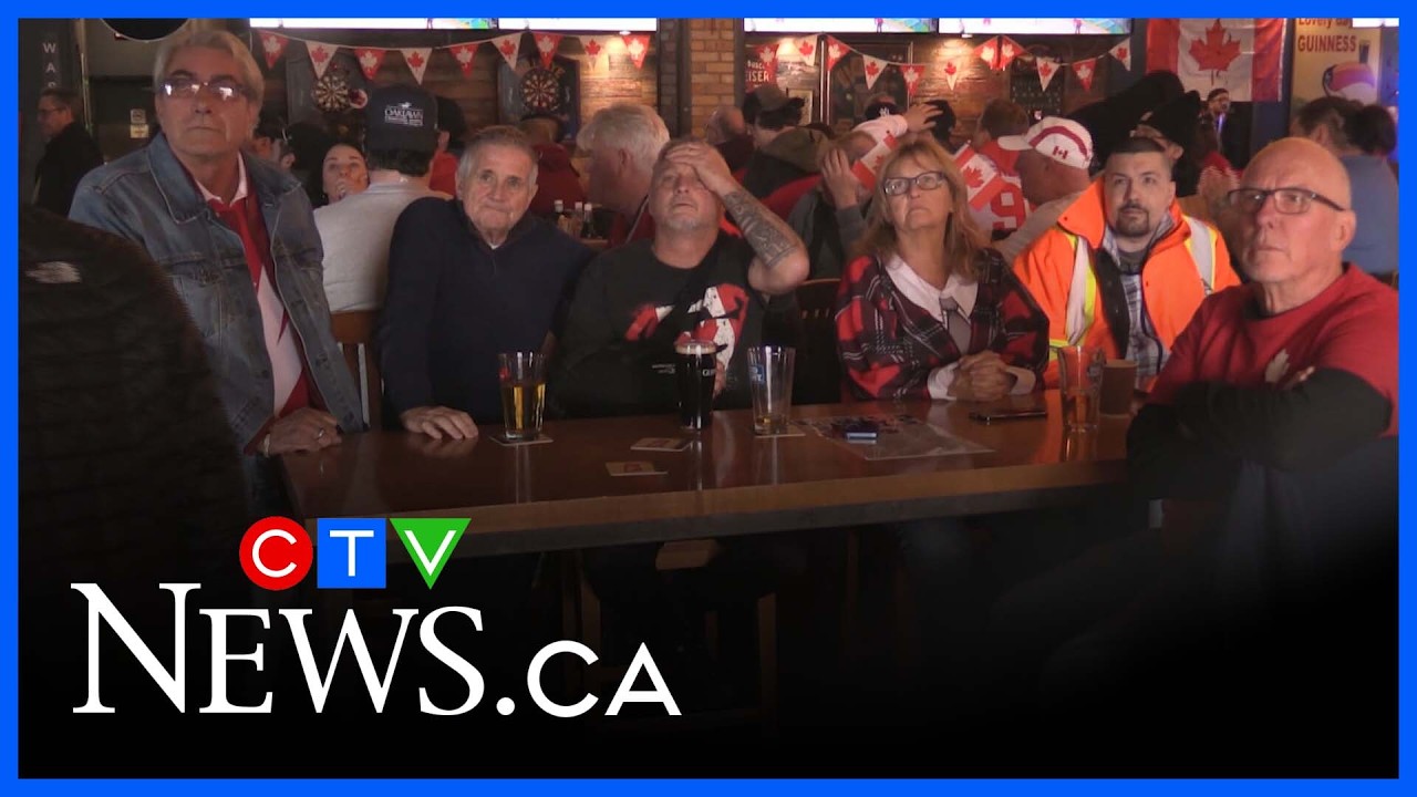 Team Canada hockey watch party in London
