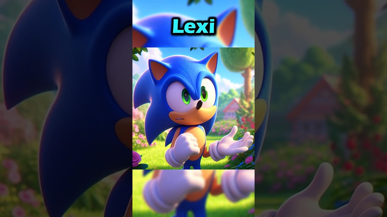 Sonic and Lexi want to play in the park 😳😂