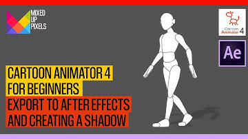 Cartoon Animator 4 for Beginners - Export to After Effects and add a shadow to your character