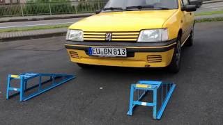 How to use Car Lift Service Ramps Vehicle Ramp Front Version Peugeot 205 Roland Garros DIY