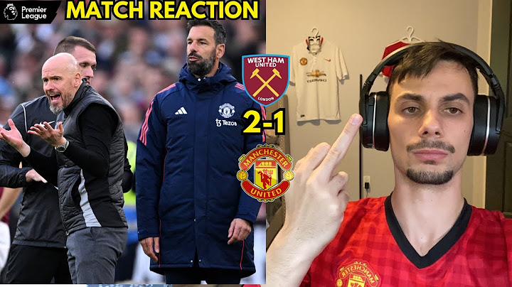 REFEREE RUINS THE GAME 🤬 | WEST HAM 2-1 MANCHESTER UNITED GOAL REACTION HIGHLIGHTS |