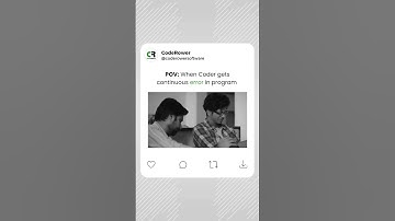 When the coder gets a continuous error in the program😅 #developers #coding #programmer #programming