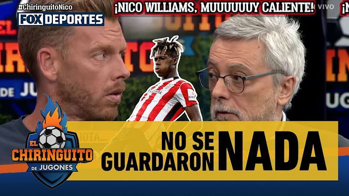 🔥 FUERTE CRUCE entre Damián González y Jota Jordi por el BARCELONA y NICO WILLIAMS | El Chiringuito