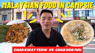 EATING MALAYSIAN CHINESE FRIED NOODLES IN CAMPSIE! Char Kway Teow vs Char Hor Fun | Sydney Food Tour