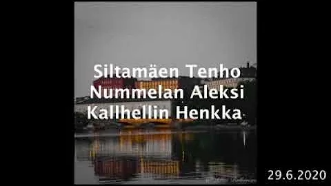 Kaaleet nummelan aleksi siltamen tenho henry valen...
